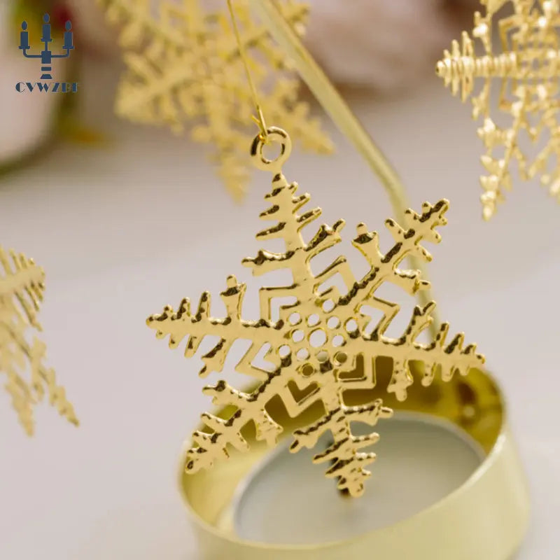 Rotujúci svietnik – zlatý