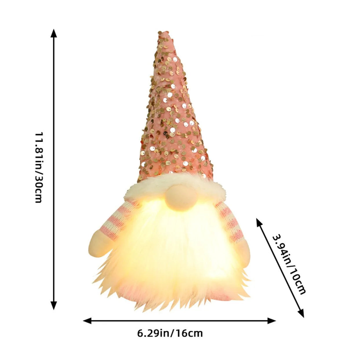 Vianočný LED gnome