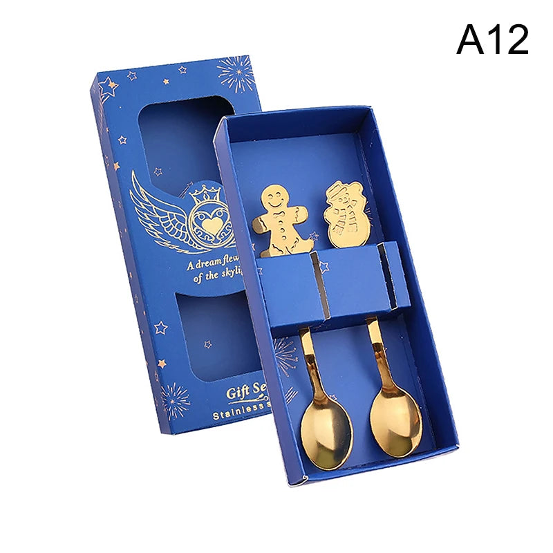 Vianočné lyžice – 2/4 kusy