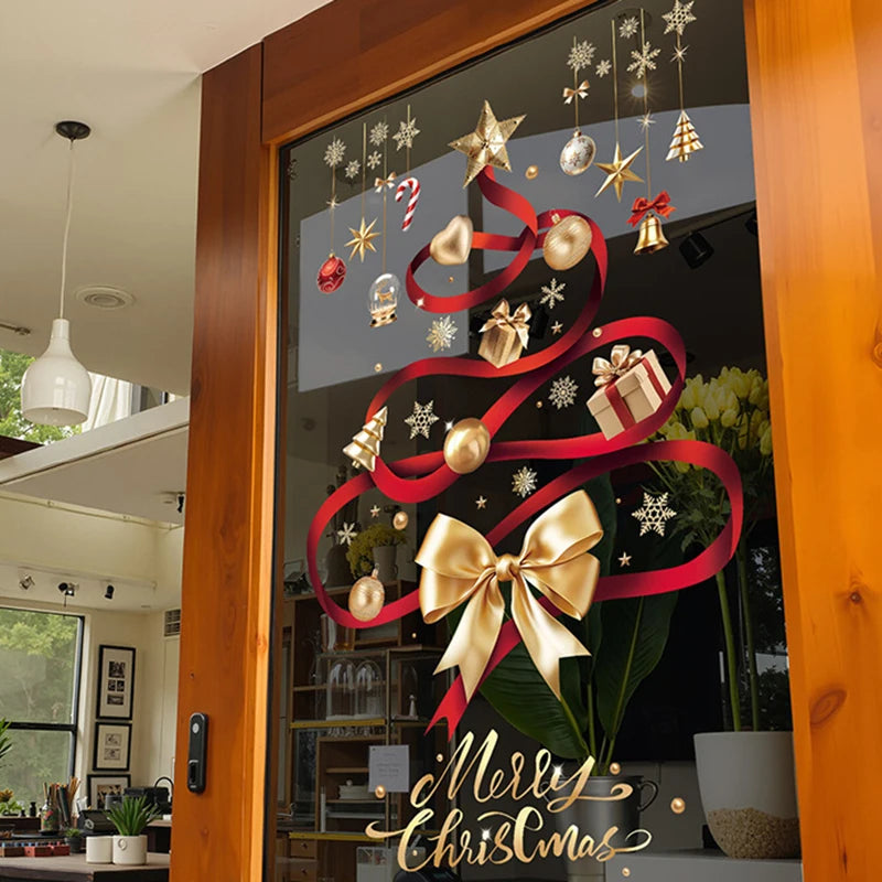 Vianočné nálepky na okno – Santa Claus