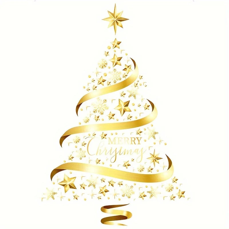 Samolepka na okno – Vianočný stromček