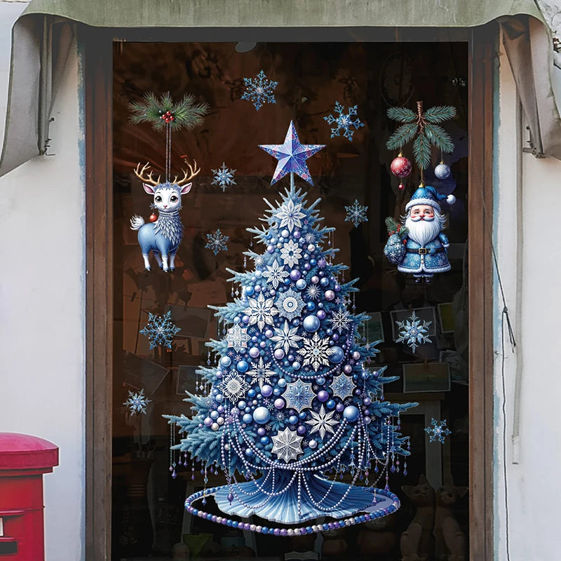 Vianočné nálepky na okno – Santa Claus