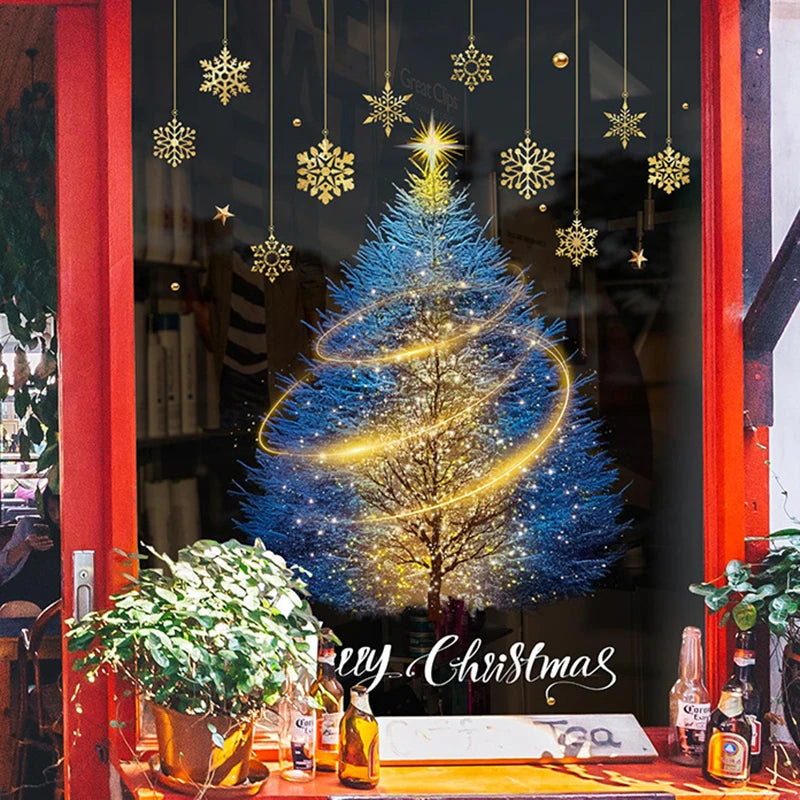 Vianočné nálepky na okno – Santa Claus