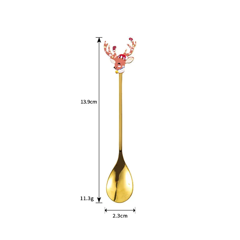 Vianočné lyžice a vidličky – kreatívne