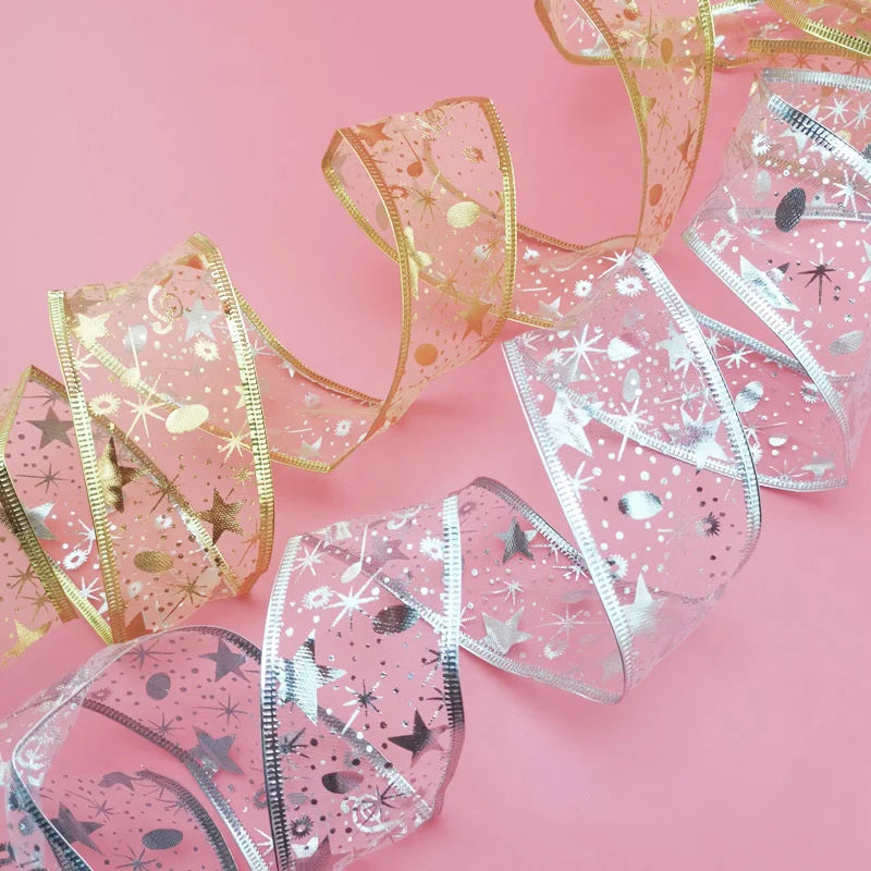 Organza stužka – zlatá