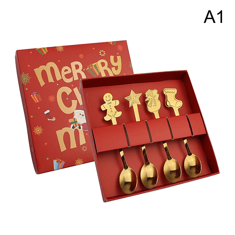 Vianočné lyžice – 2/4 kusy