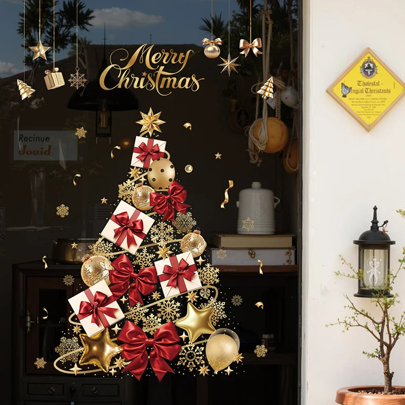 Vianočné nálepky na okno – Santa Claus