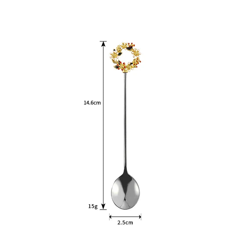 Vianočné lyžice a vidličky – kreatívne