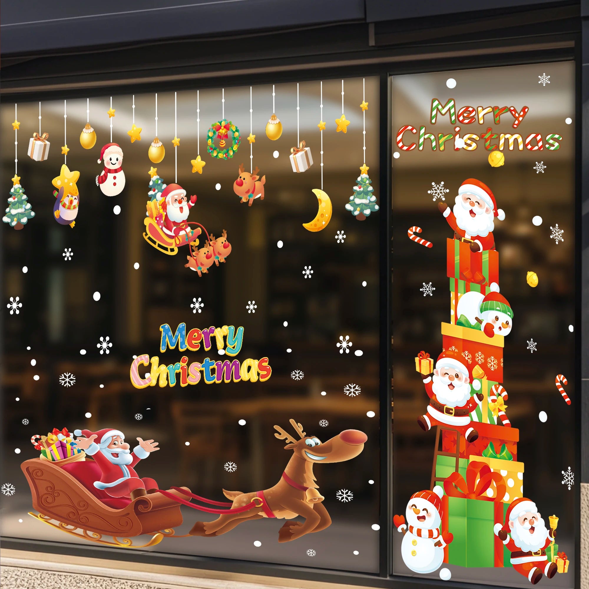 Vianočné nálepky – detská izba