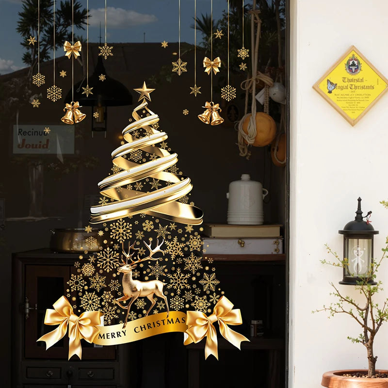 Vianočné nálepky na okno – Santa Claus