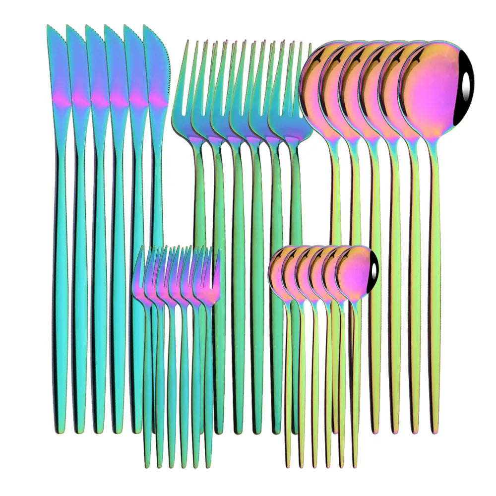 Súprava riadu – čierna a zlatá