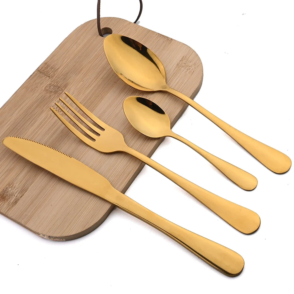 Súprava príbora – zlatá