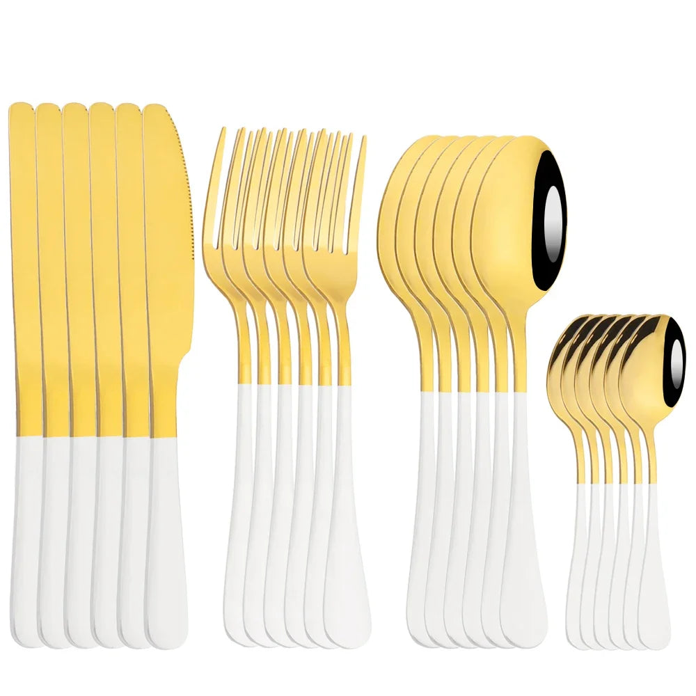 Súprava príbora – zlatá