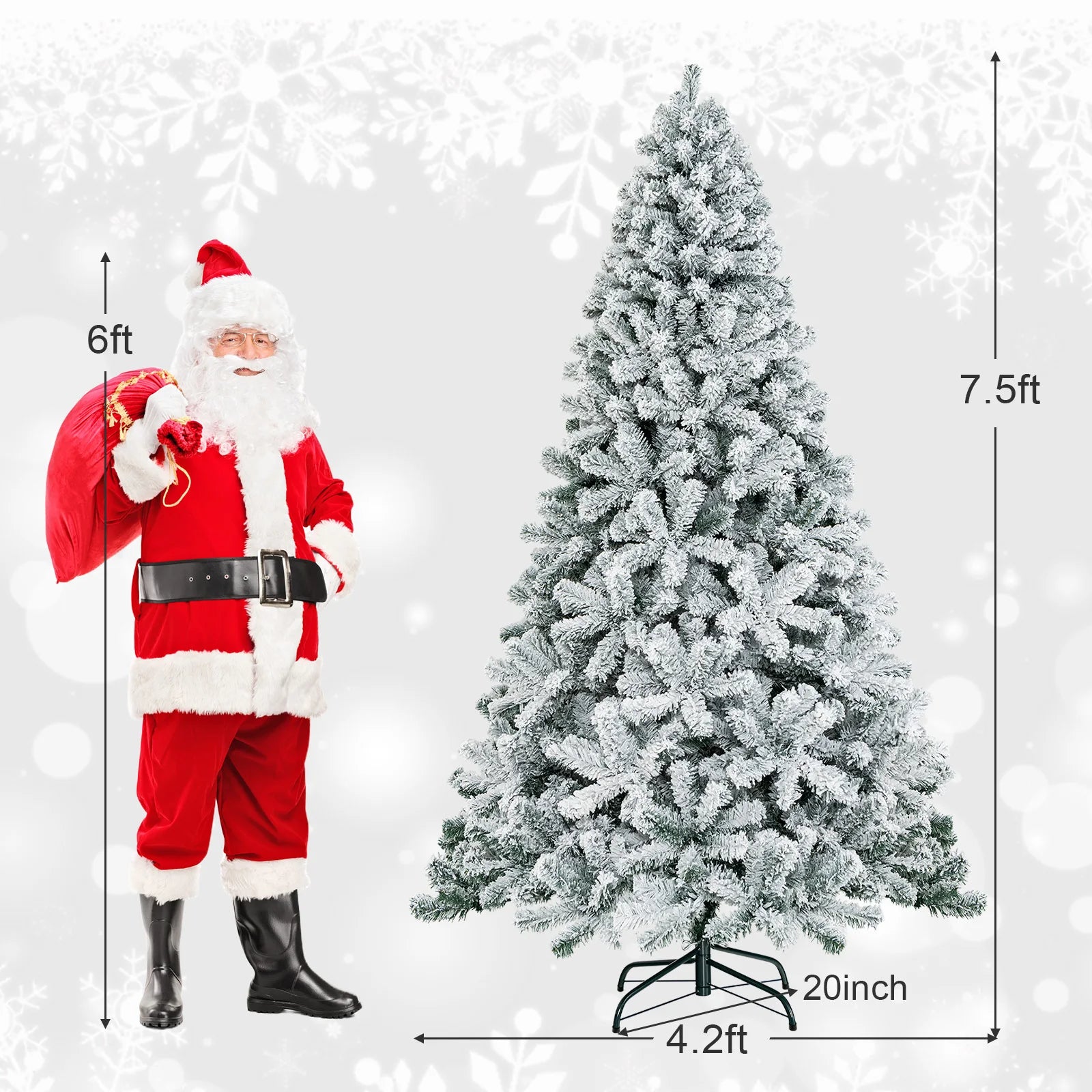 Vianočný stromček – zasnežený