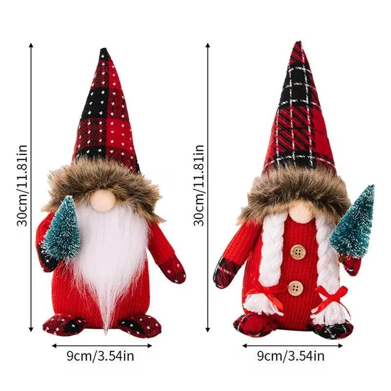 Vianočný trpaslík – plyšový