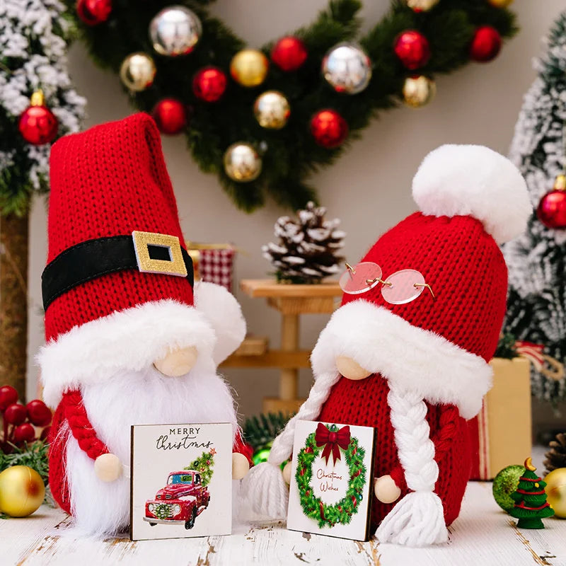 Vianočný gnom – červený