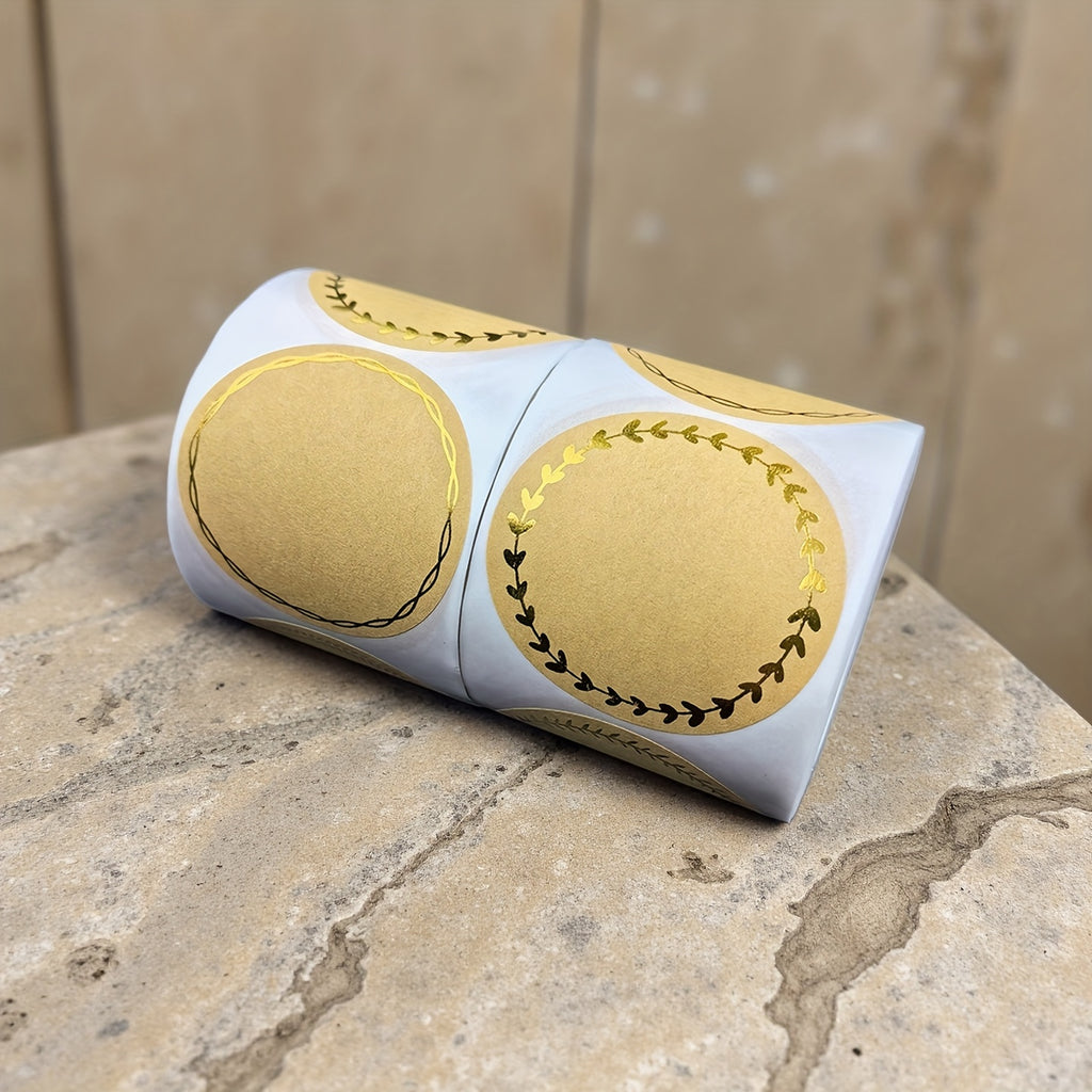 Samolepky – kraft papier