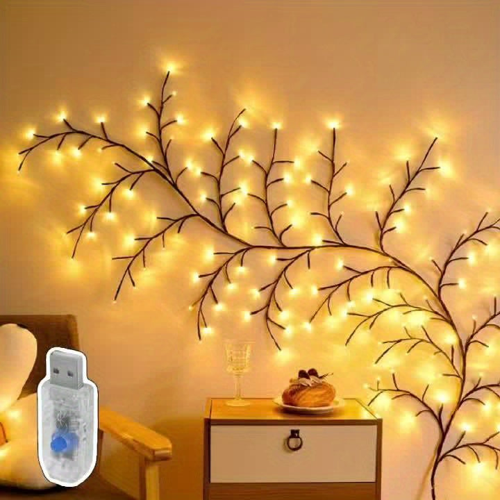 Vianočné svetielka – Magická vŕbová lampa