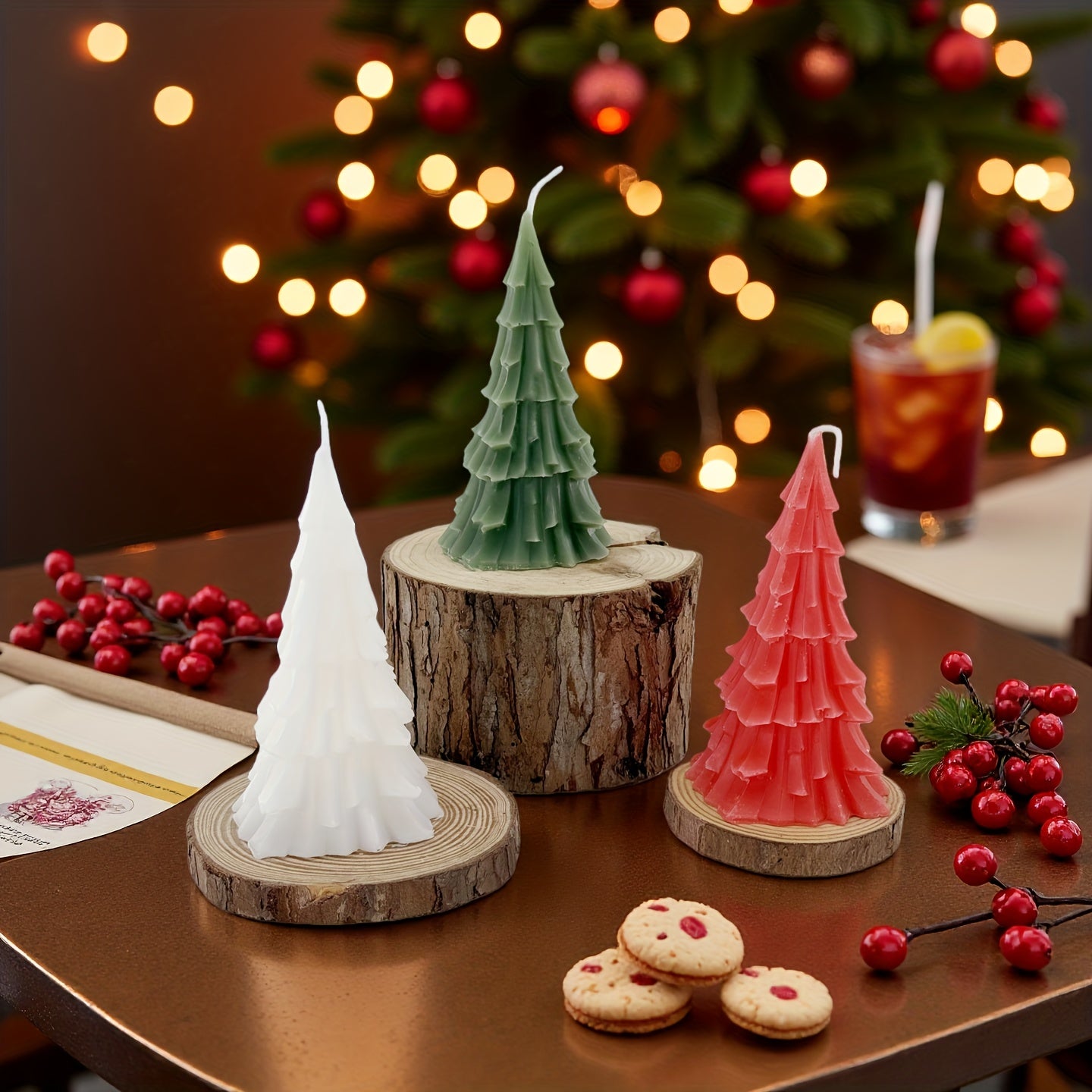 Vianočná sviečka – farebná