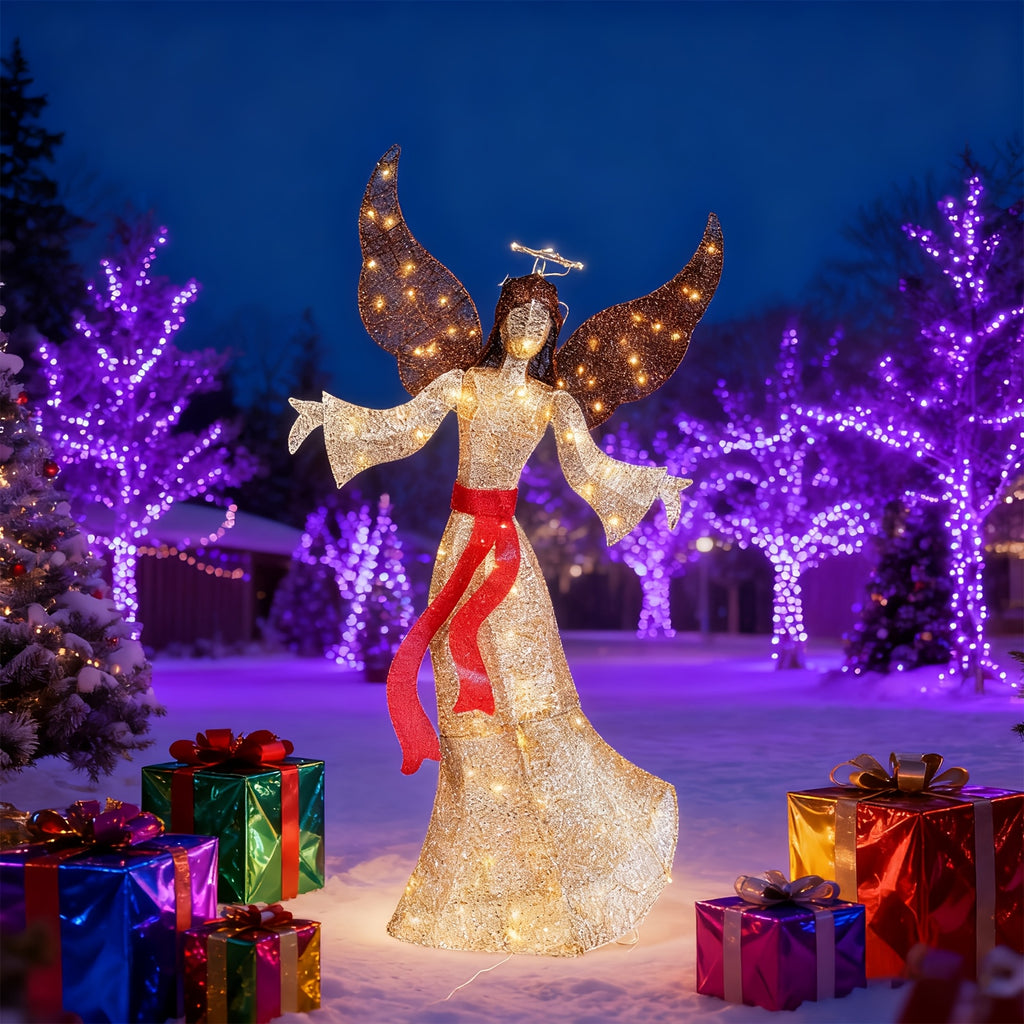 Osvetlený strážny anjel