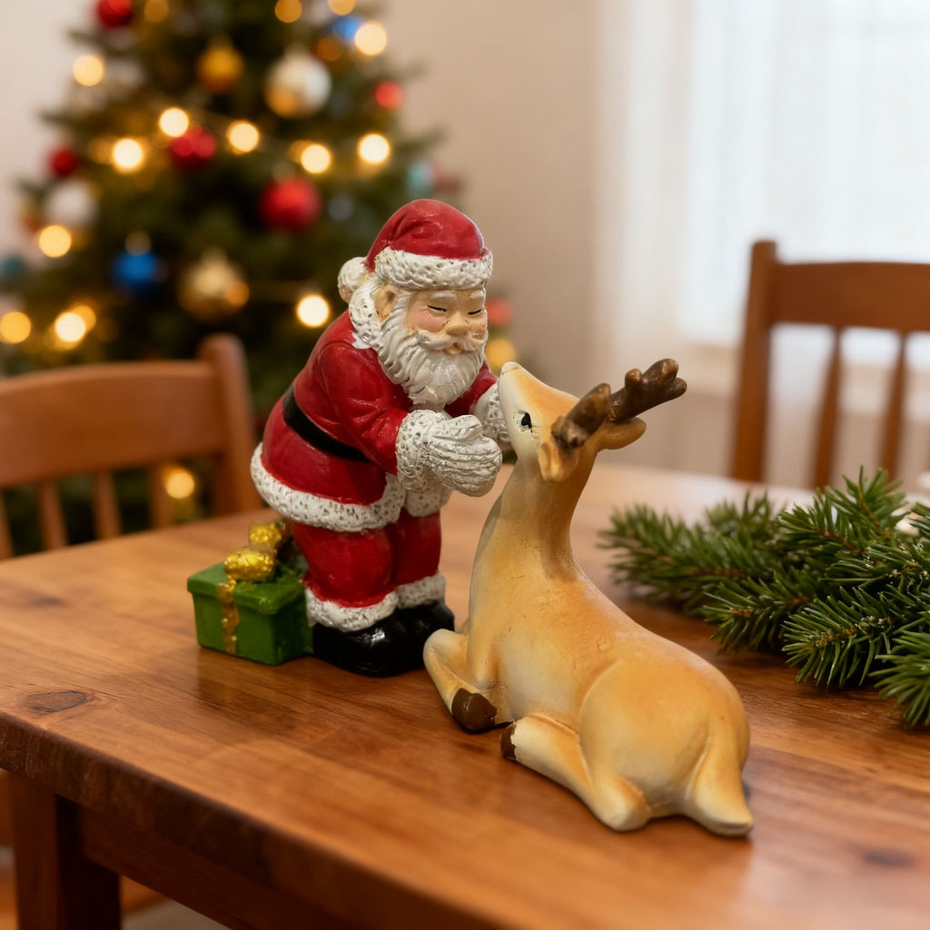 Vianočné figúrky – Santa Claus a sob