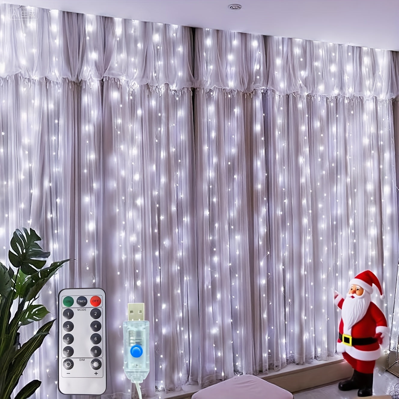 Vianočné svetielka – farebné