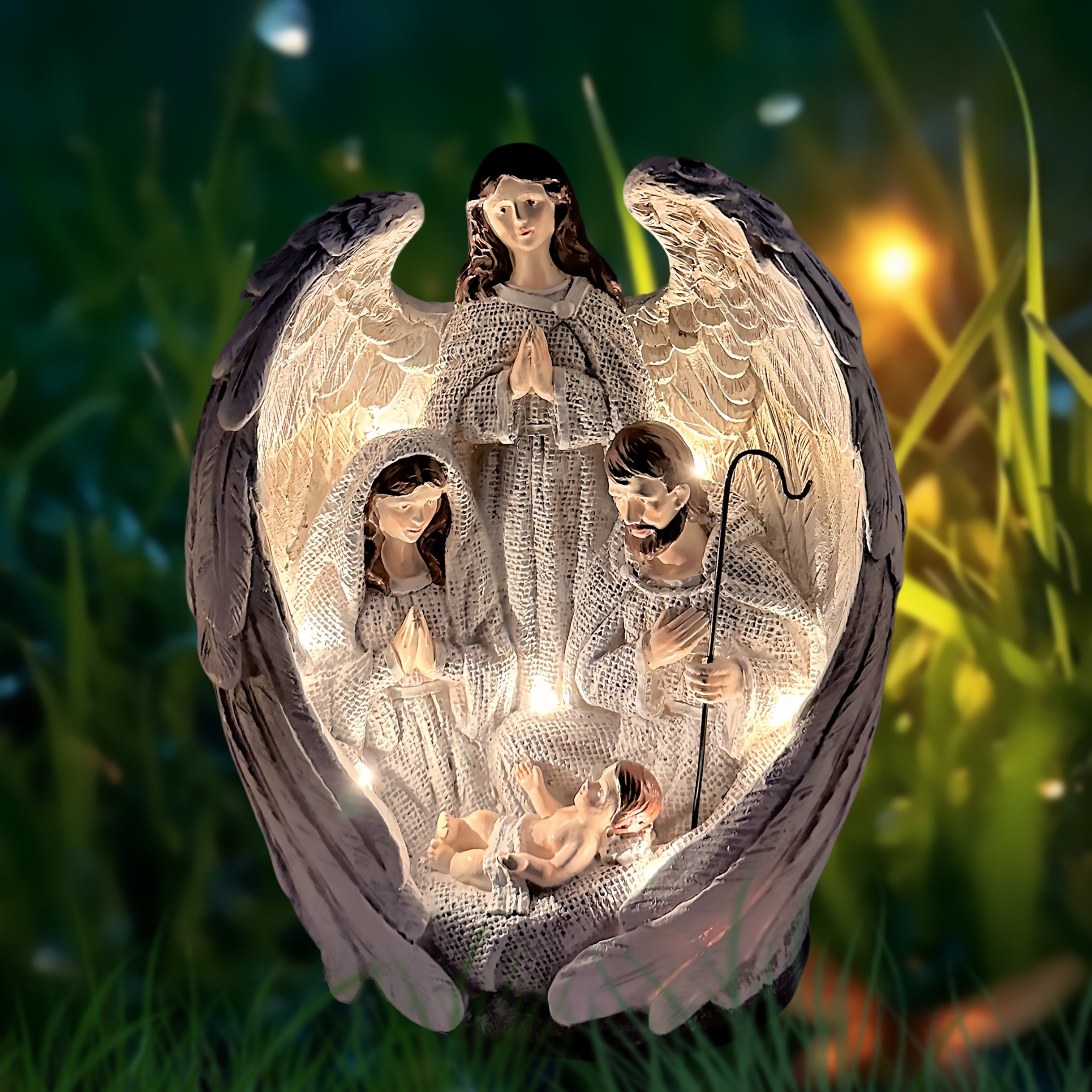 Svätá rodina v náručí anjela