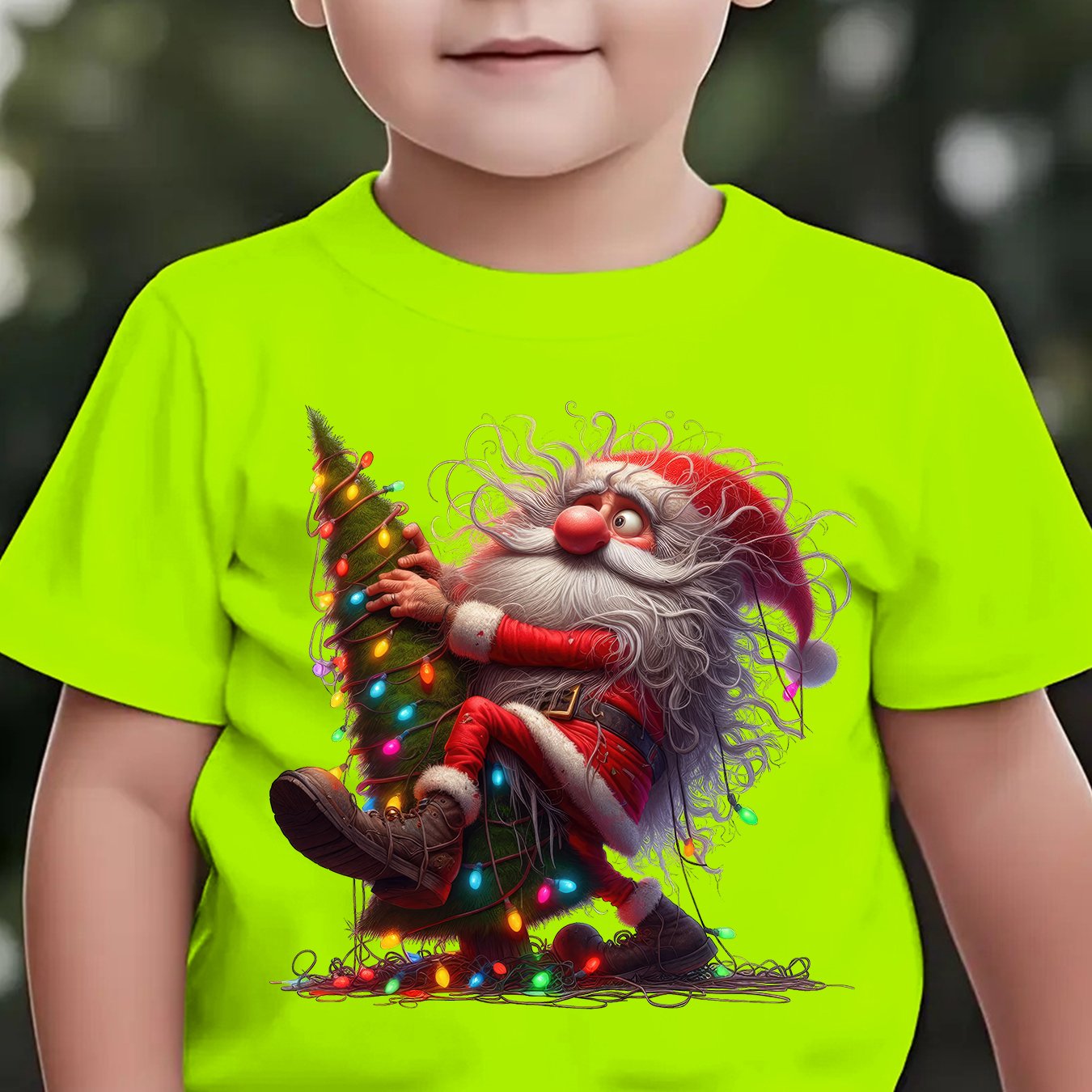 Tričko pre deti – Santa Claus a sobi