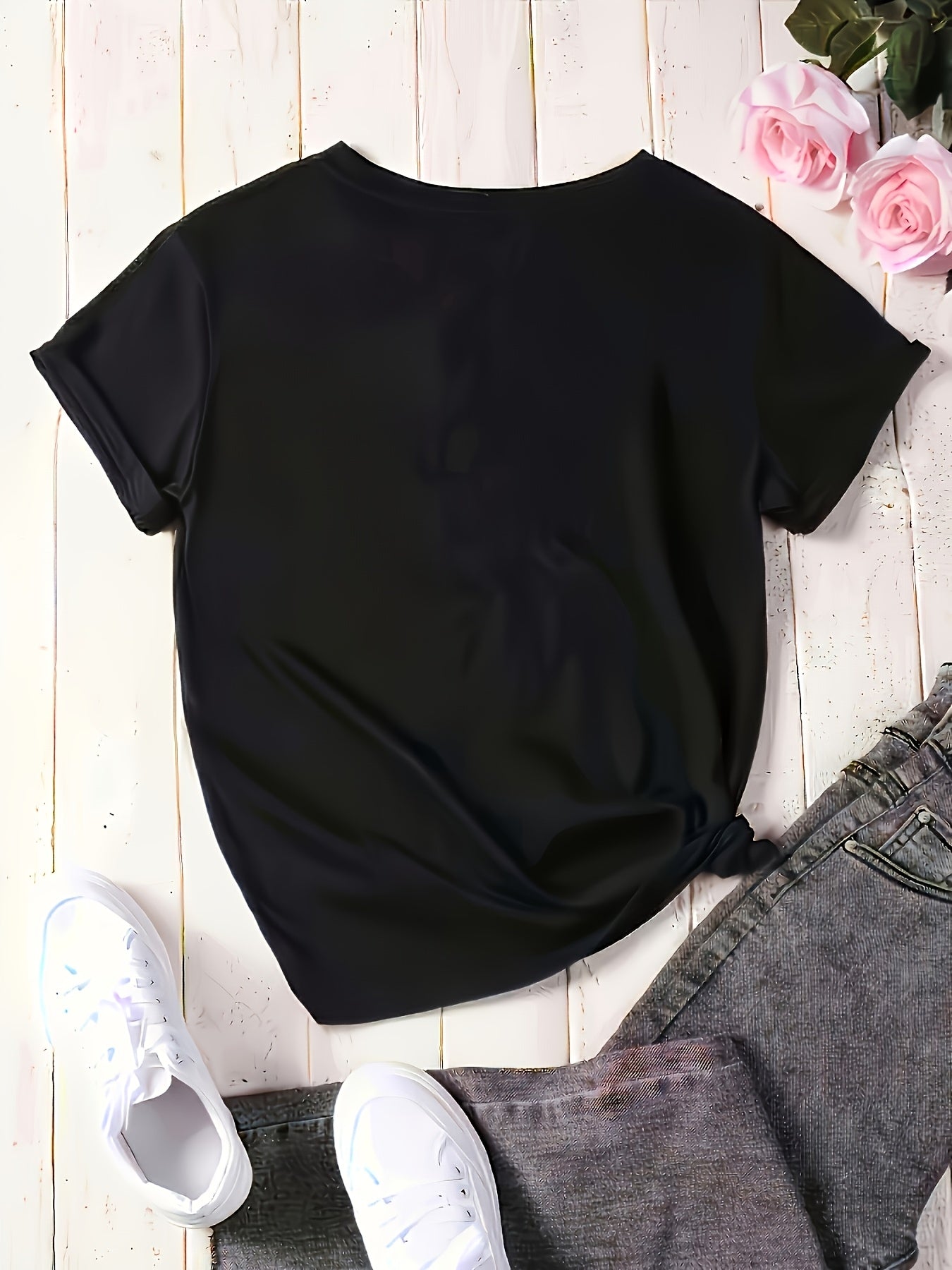 Dámske Vianočné tričko – čierne