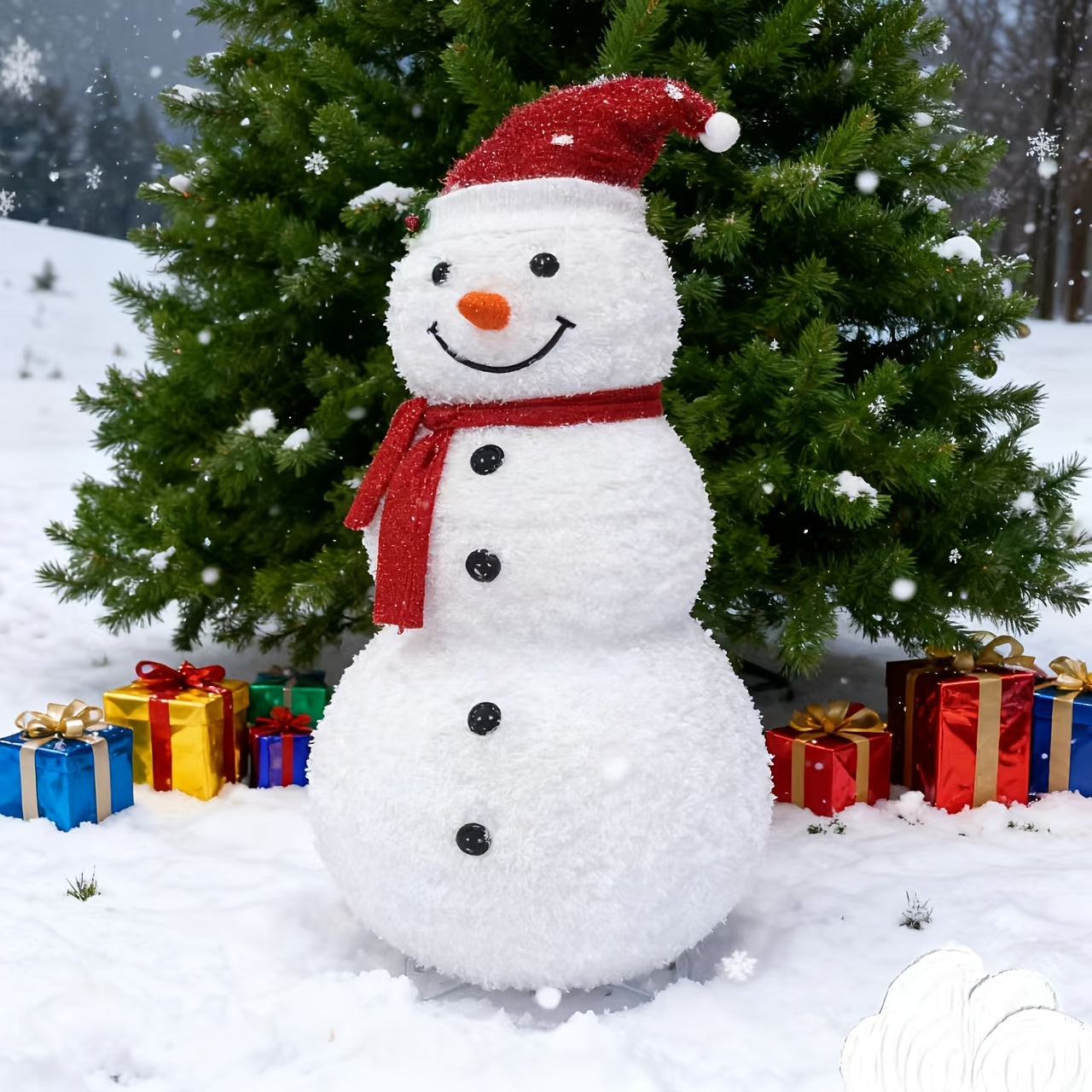 Figúrka snehuliaka – do záhradky