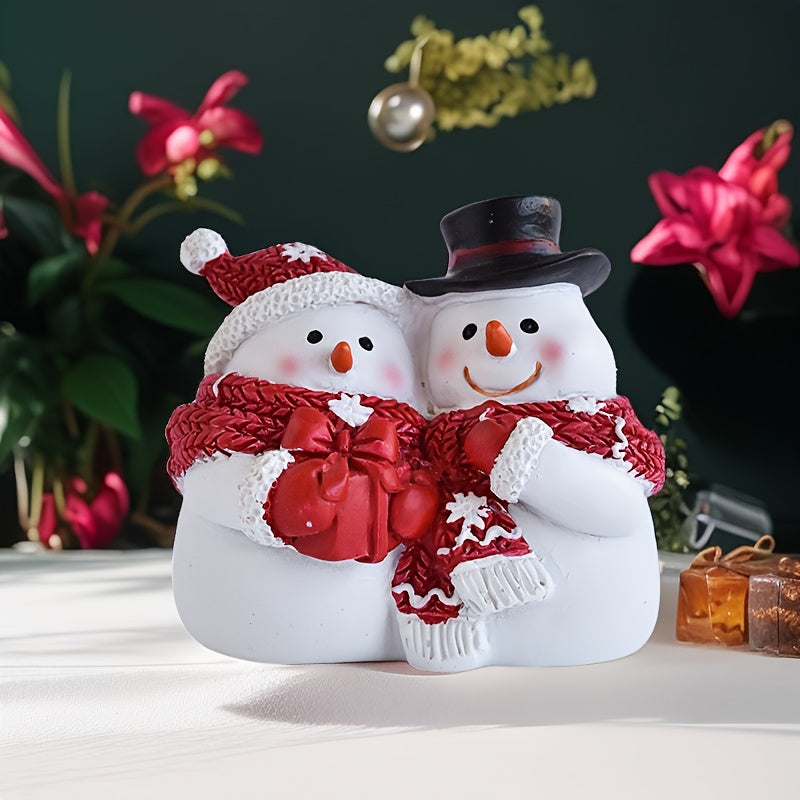 Vianočný snehuliak – párik