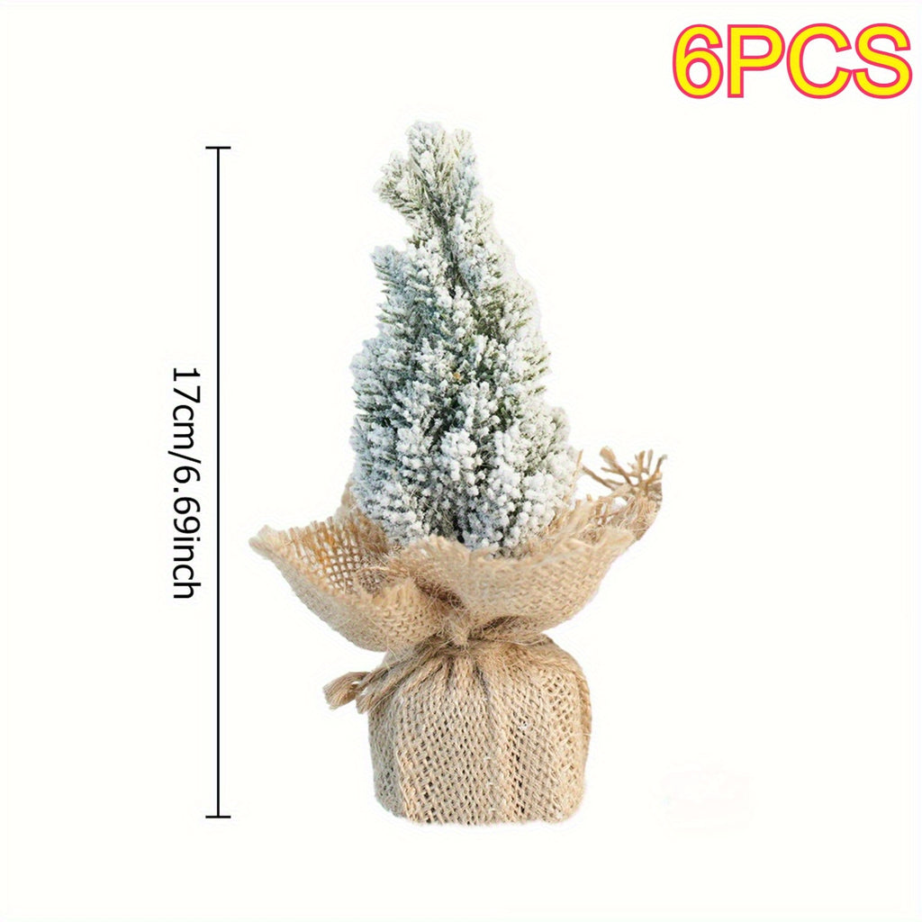 Umelé Vianočné Stromčeky – Mini 6ks