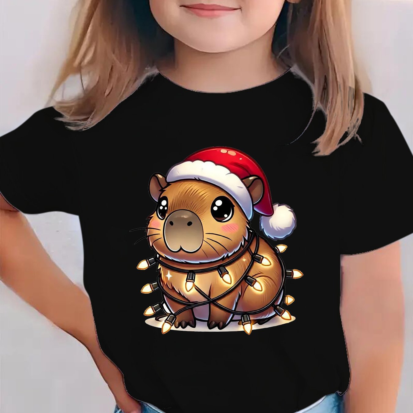 Detské tričko – s potlačou kapybary