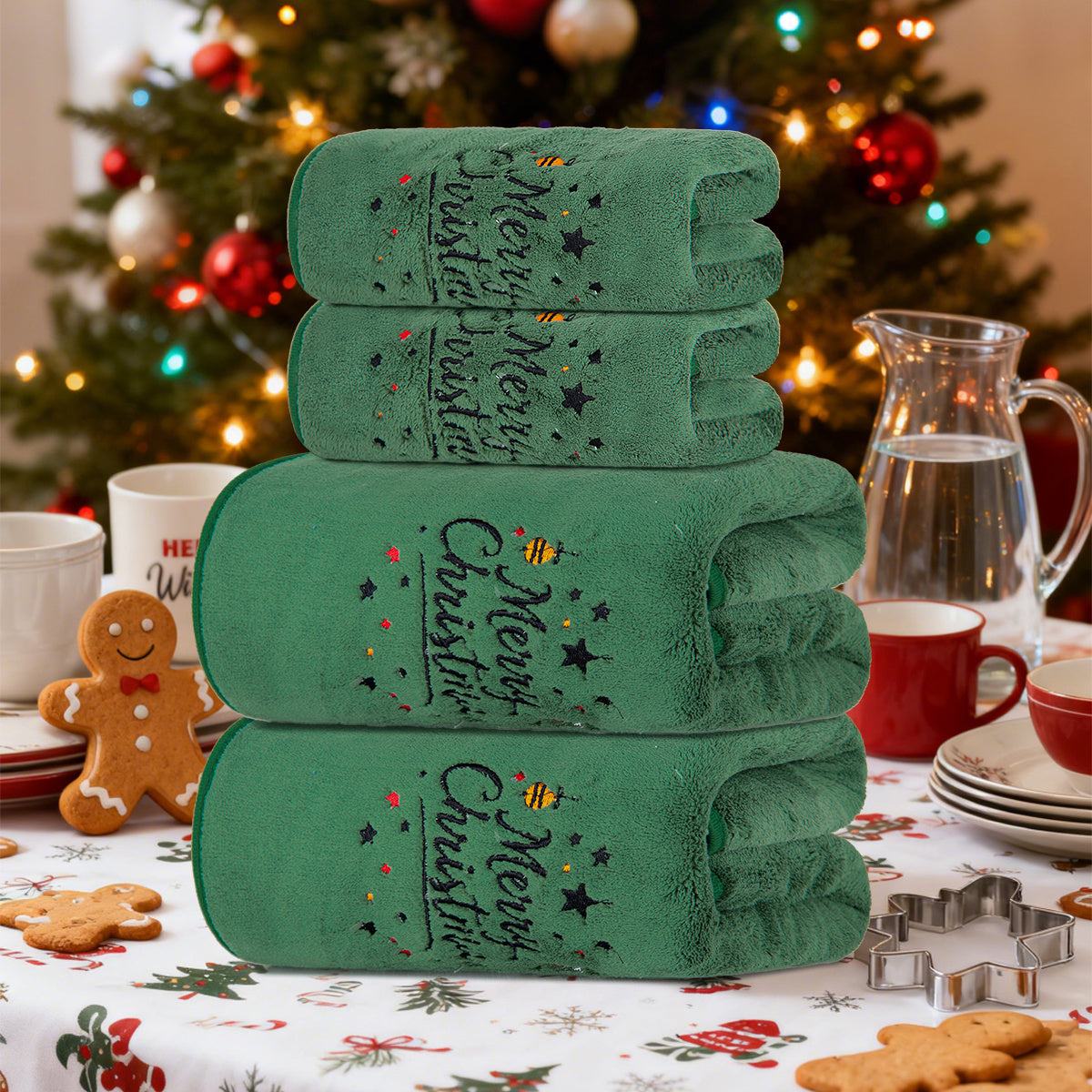 Vianočné uteráky – 4 kusy