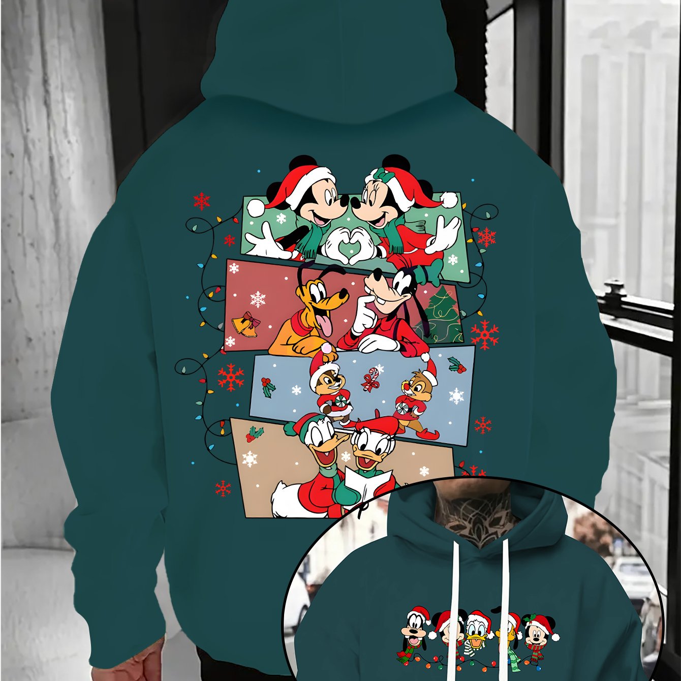 Mikina s kapucňou – Mickey a Minnie