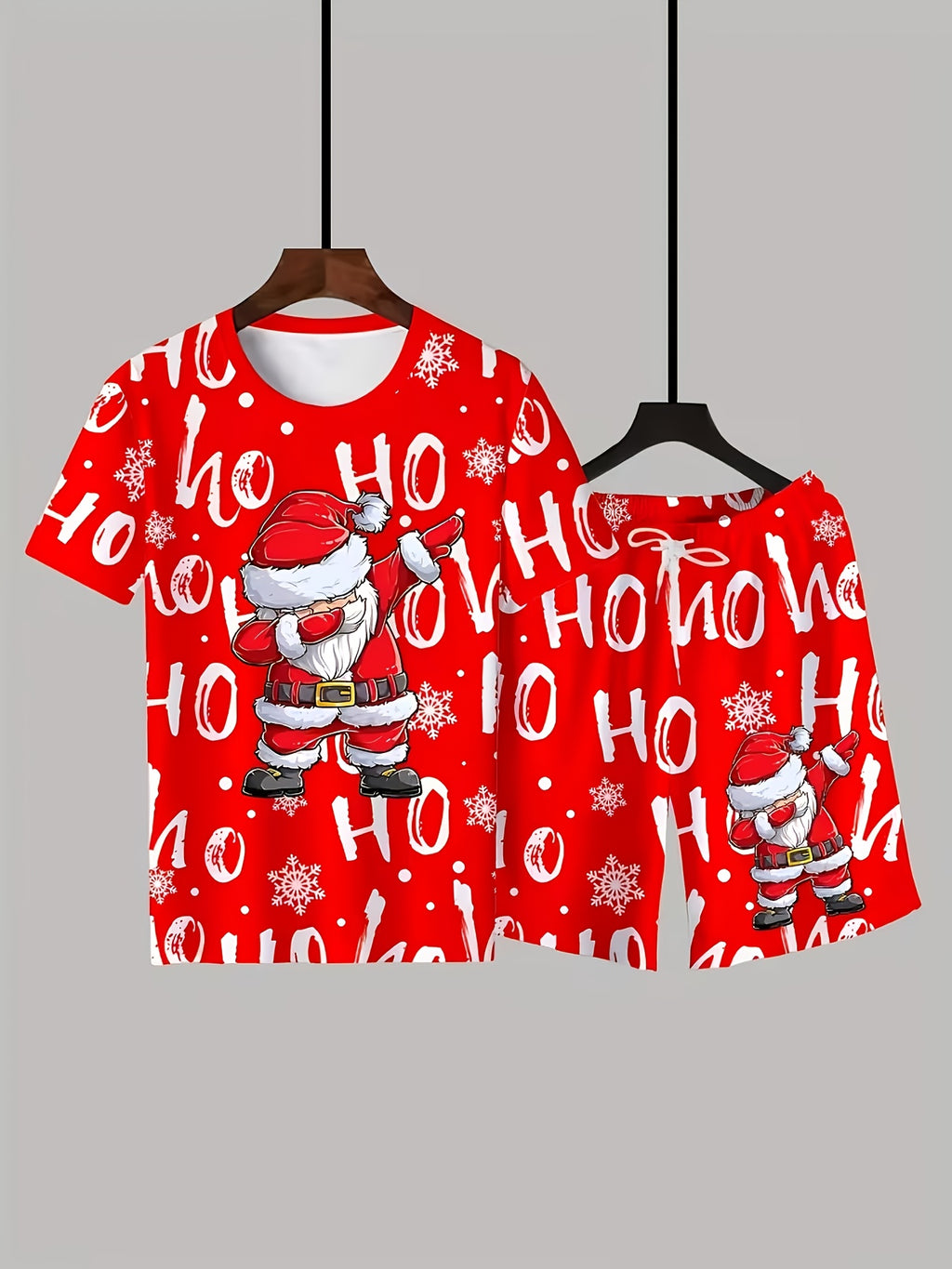 Pánsky vianočný set – tričko a šortky