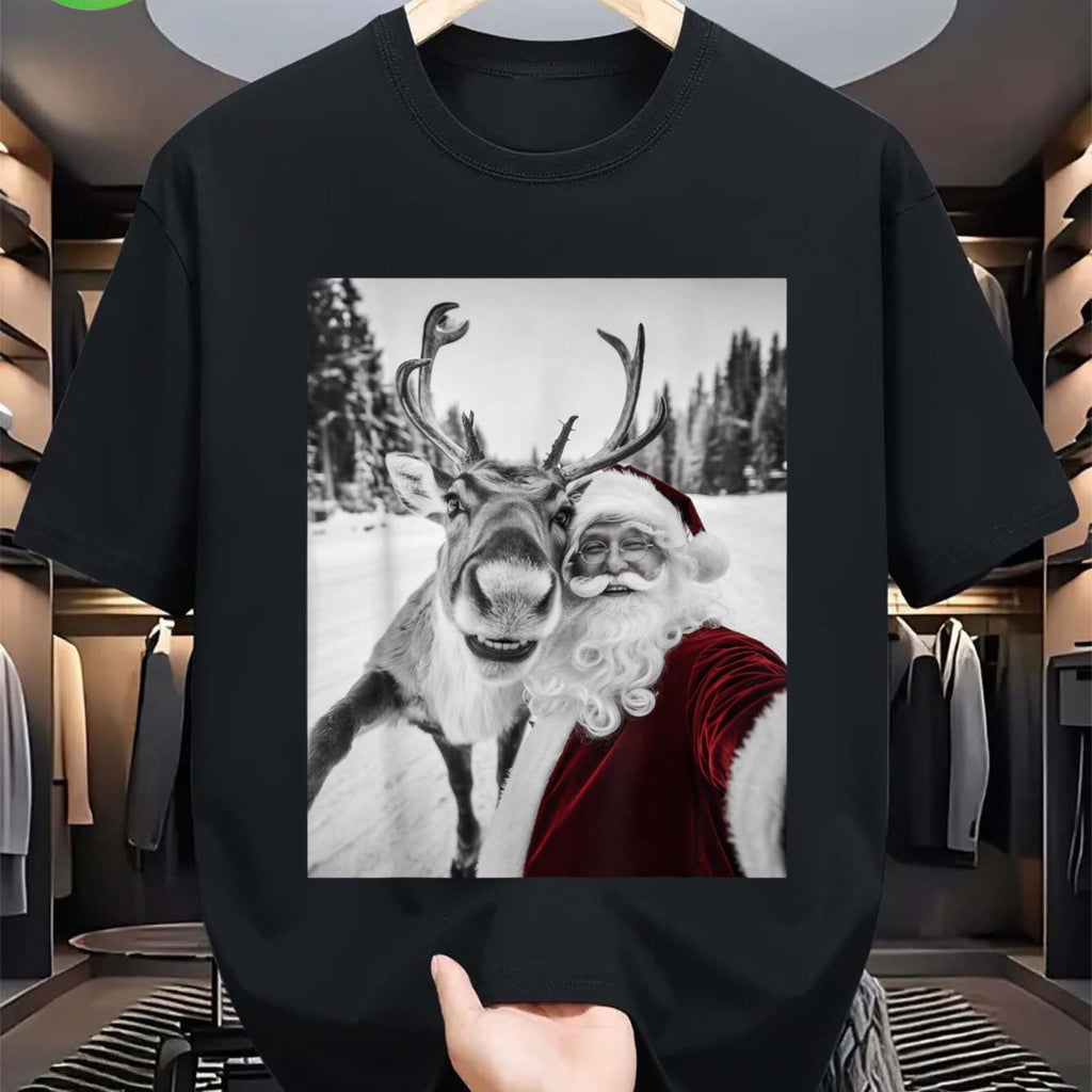 Sob a Santa selfie – čierna