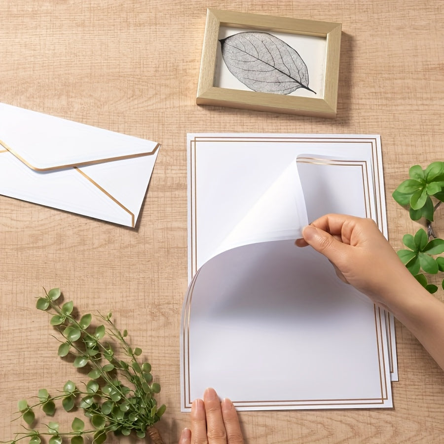 Súprava kancelárskych potrieb – biela