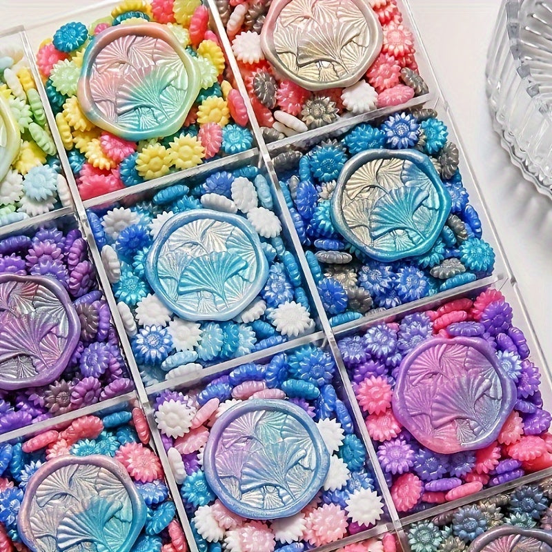 Vosk na pečatenie – mix farieb slnečníc