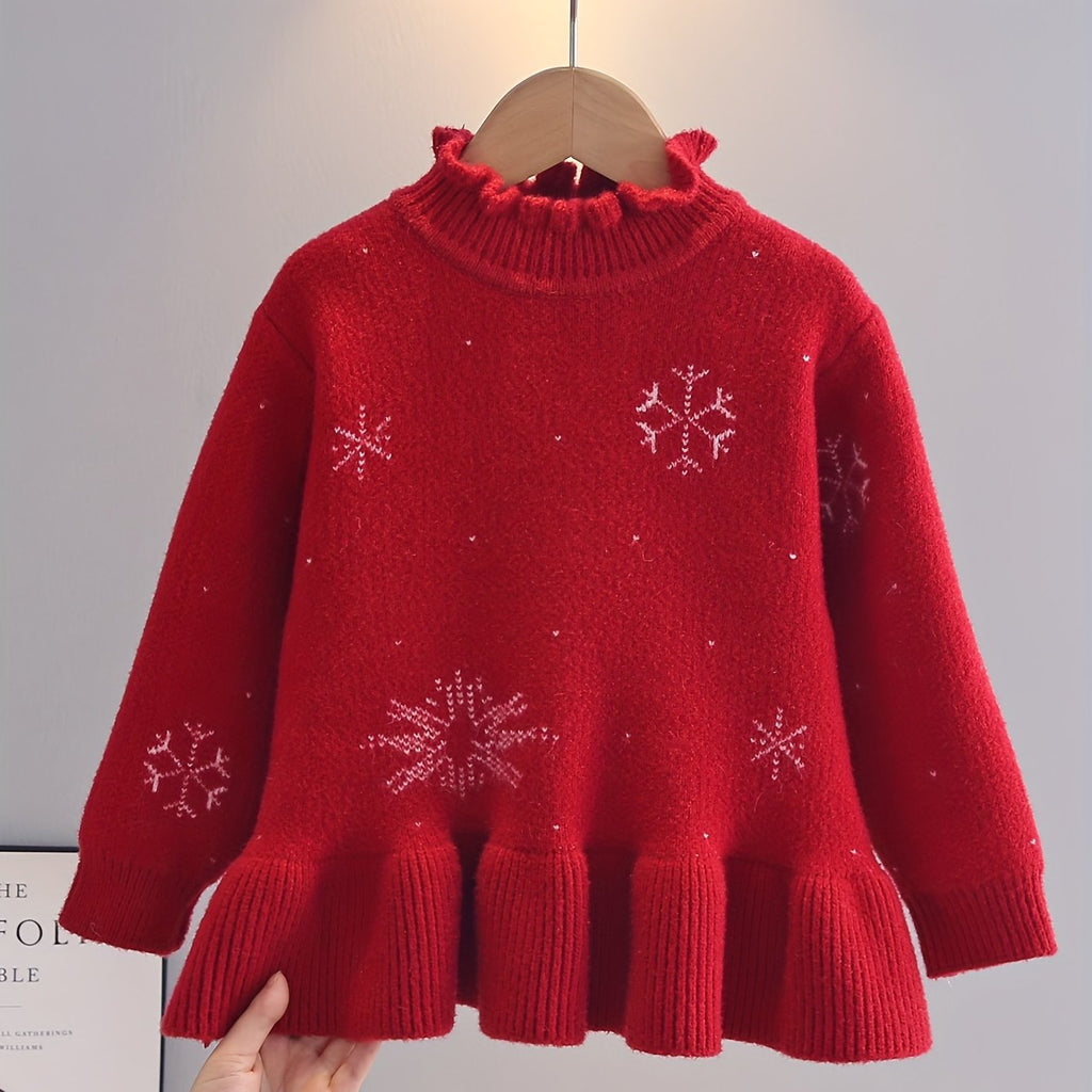 Detský sveter – červený