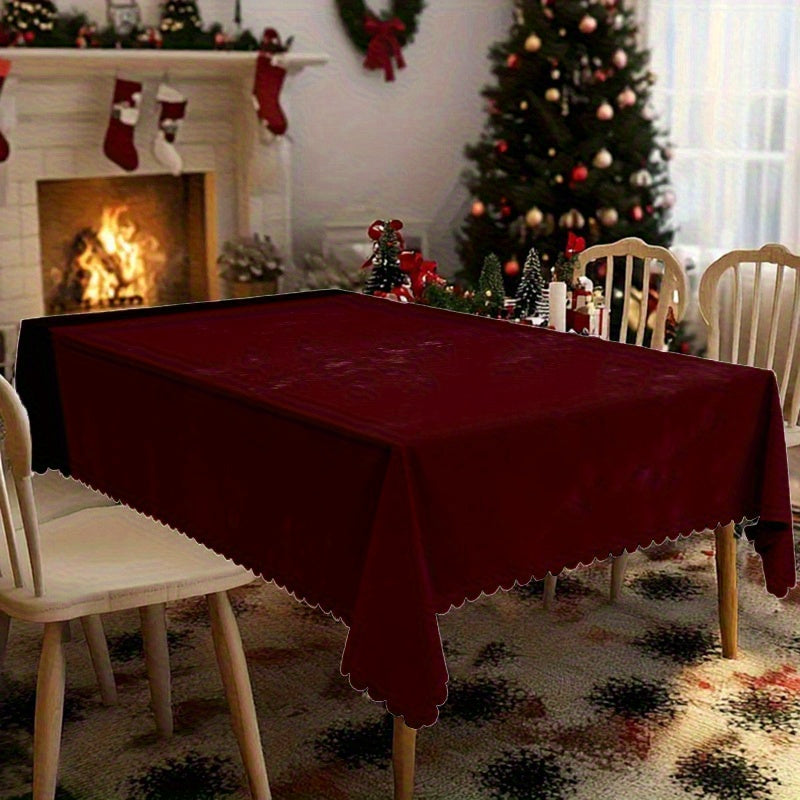 Obrus – hlboká červená