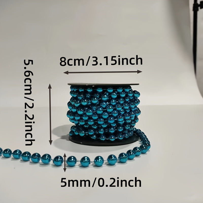 Vianočné dekorácie – reťaz s korálkami