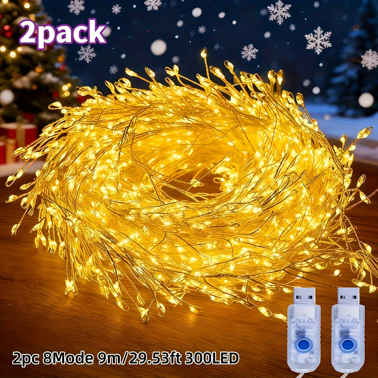 Vianočné svetielka – 2-Pack