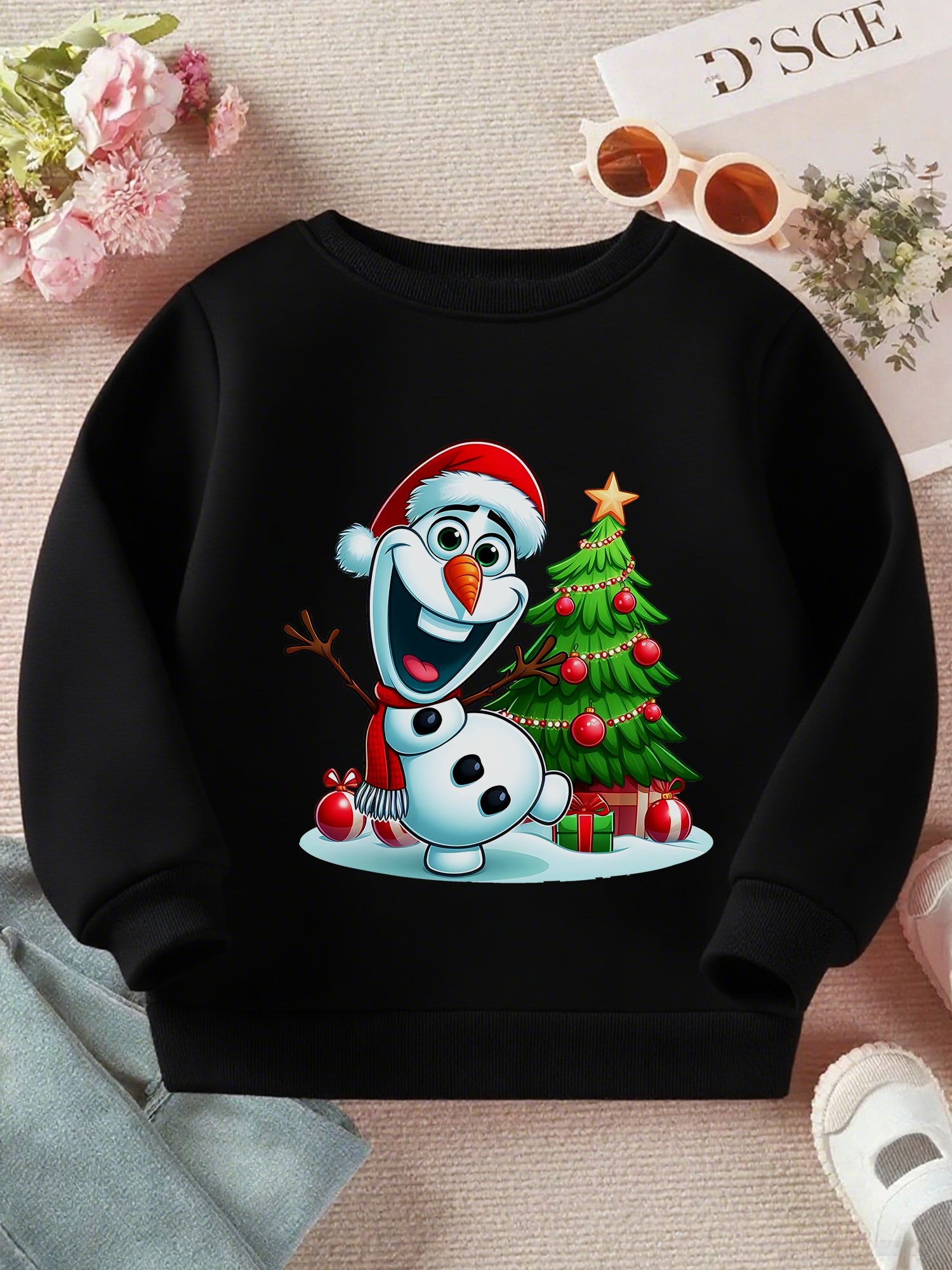 Mikina s potlačou snehuliaka – Olaf