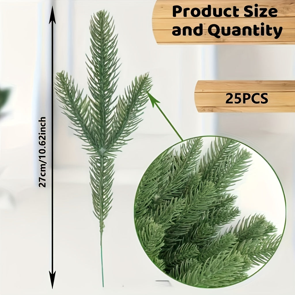 Umelé borovicové vetvičky – 25ks