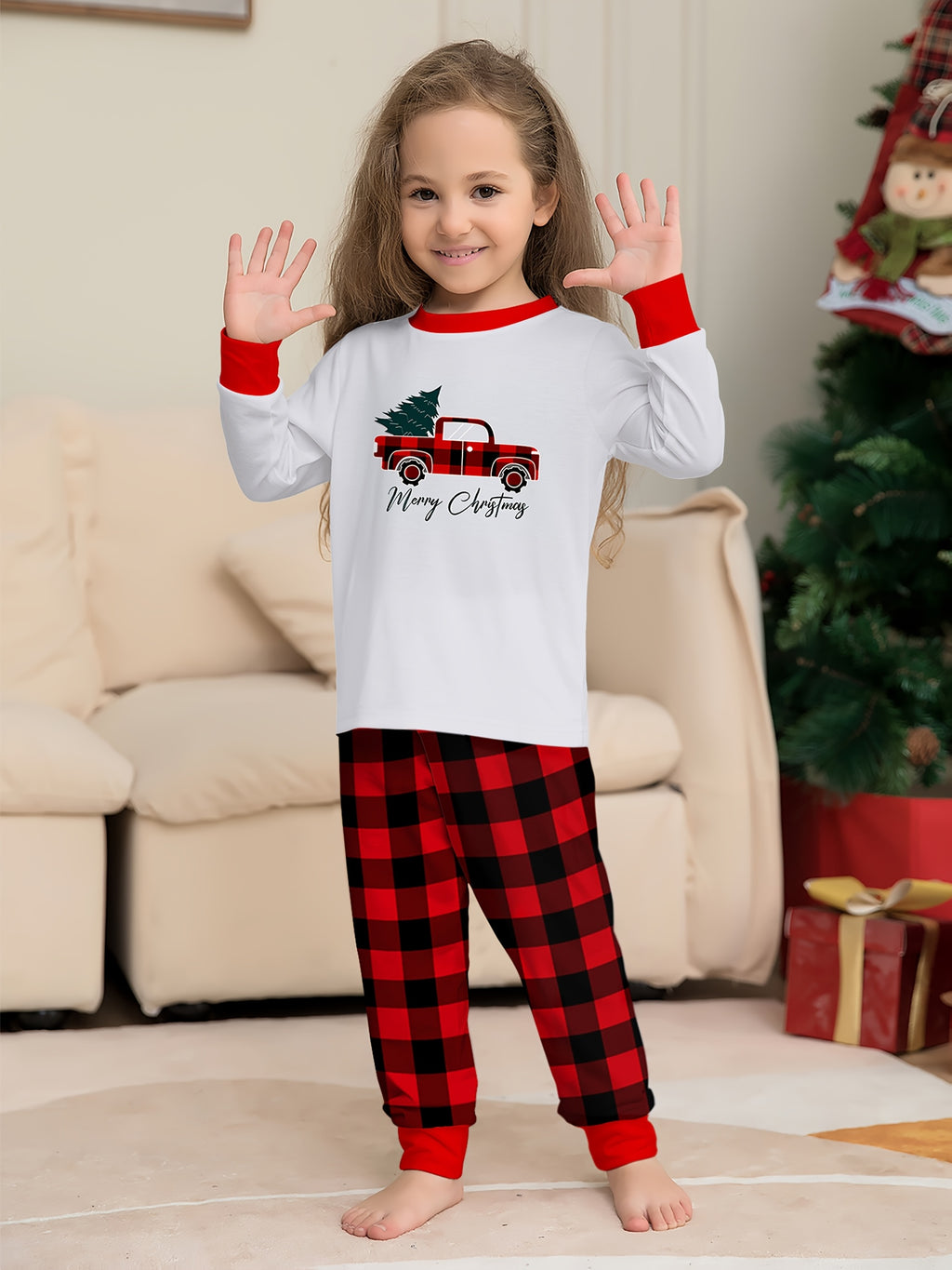 Vianočné pyžamo – zmes farieb