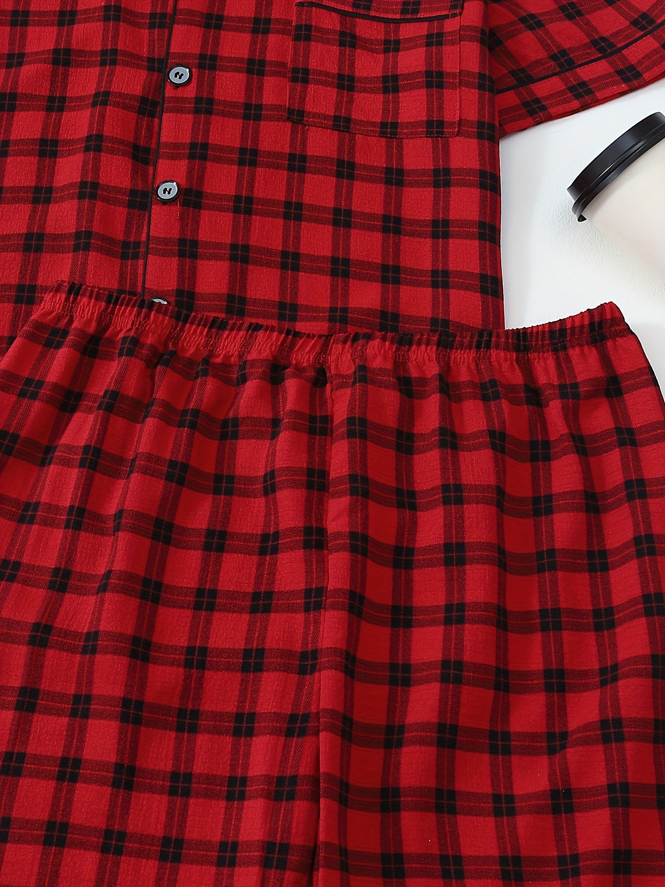 Pánske pyžamo – červené