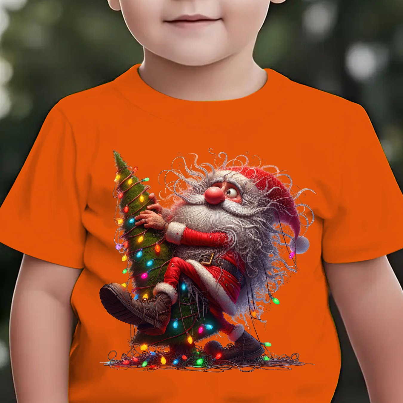 Tričko pre deti – Santa Claus a sobi