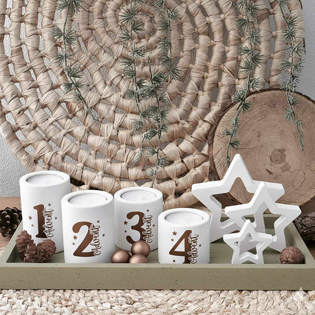 Vianočné svetielka – Adventný svietnik