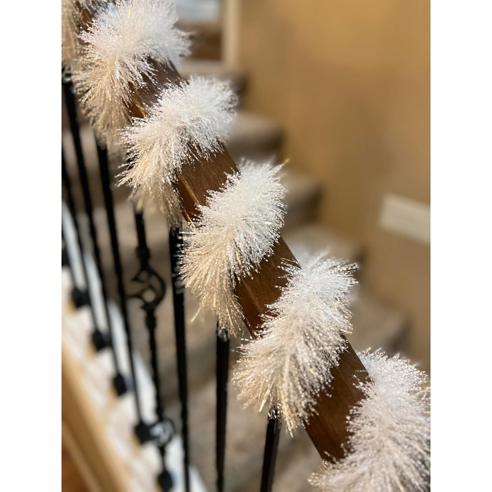 Vianočný girland – biely